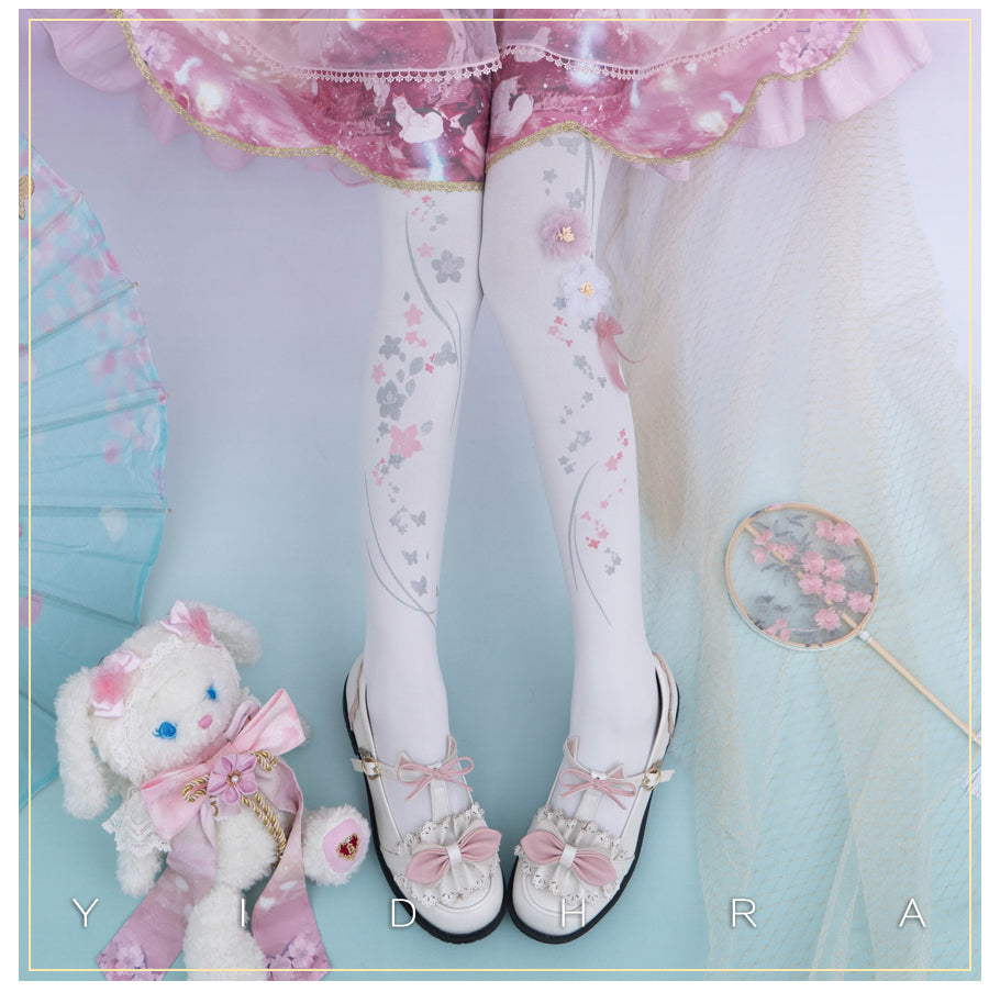 Chinese Qi Lolita 3D Print Pantyhose - image 3