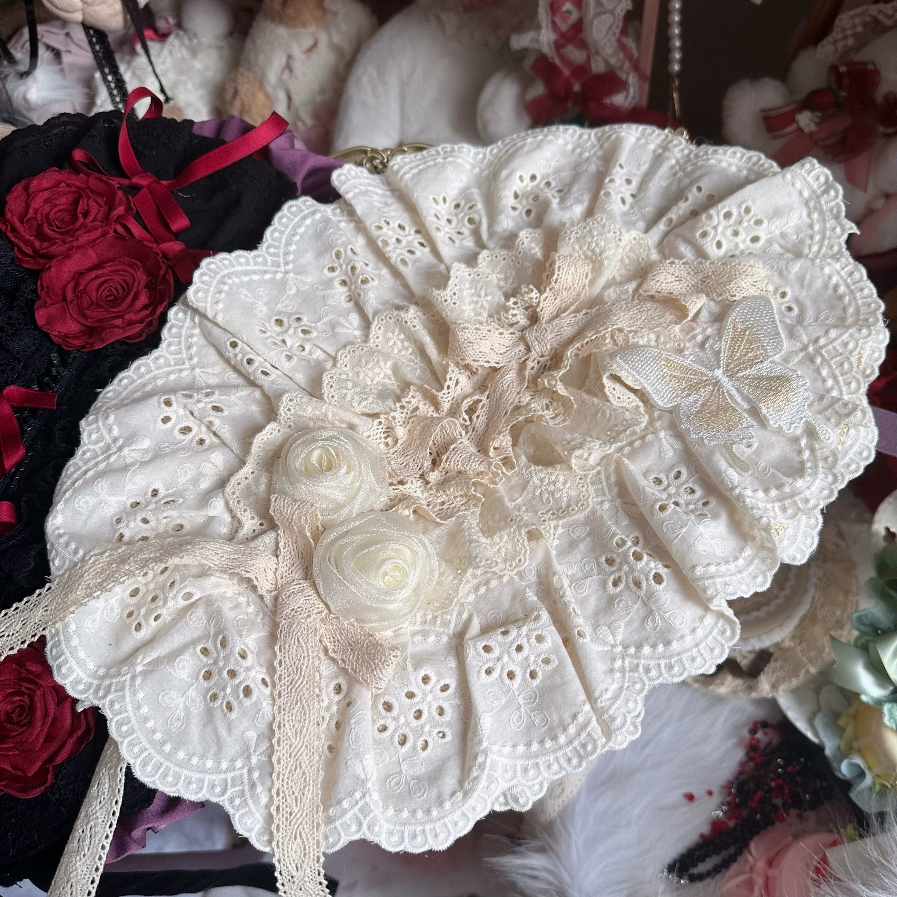Gothic Lolita Bonnet Pure Cotton Hat Collection - image 36
