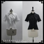The Dawn of Arrival - Ouji Lolita Fitted Blouse with Detachable Jabot - image 4