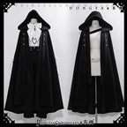 Codename 003 - Ouji Lolita Shirt and Pants Set, Hooded Cape - image 4