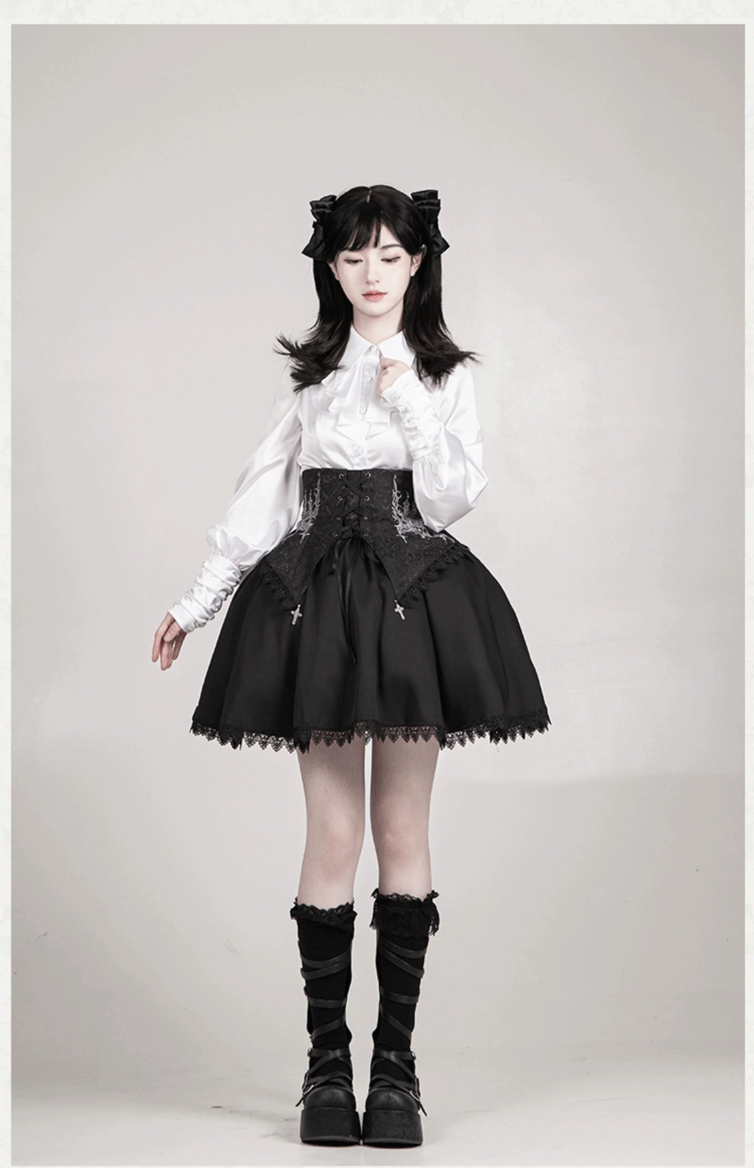 Thorny Night Gothic Lolita Bust-Support JSK - image 29