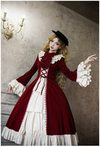 The Nutcracker - Winter Classic Lolita OP Dress, Front Opening and Accessories - image 20