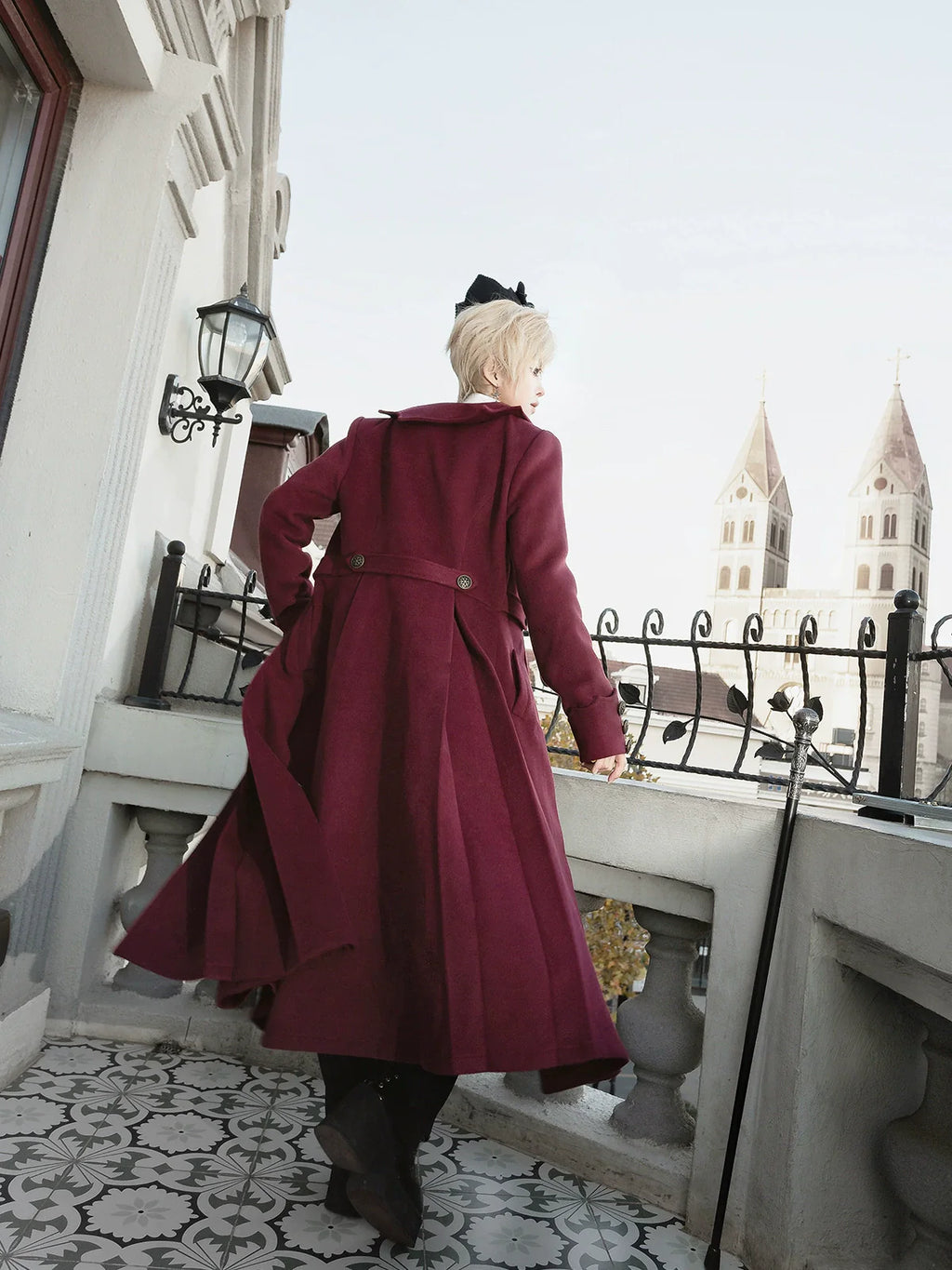 The Legend of Dracula - Gothic Ouji Lolita Winter Coat Set - image 7