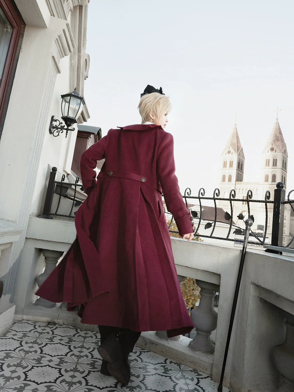 The Legend of Dracula - Gothic Ouji Lolita Winter Coat Set - image 7