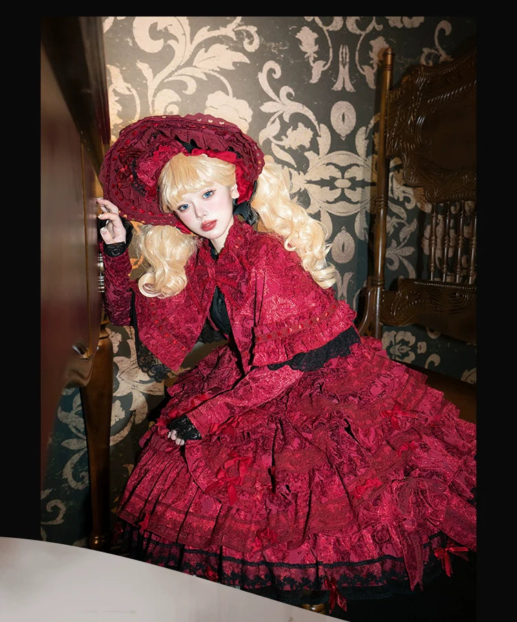 Vintage Lolita Dress Set, Cotton Shirt - image 7