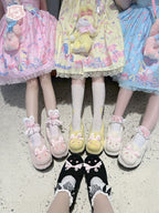 Rabbit Fur - Sweet Lolita Shoes Plush Rabbit Winter Lolita Shoes - image 3