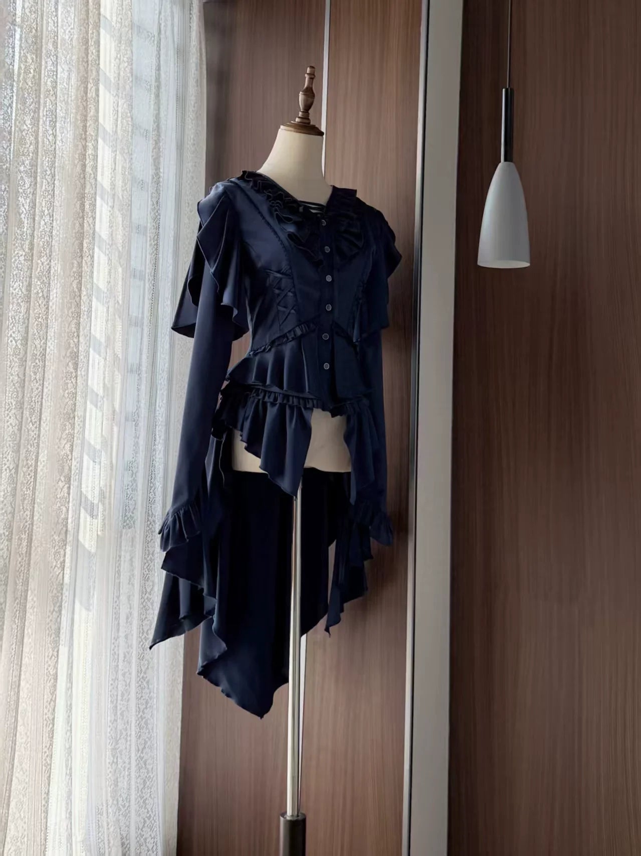Abyssal Echo - Mermaid Inspired Ouji Shirt and Side-Zipper SK Collection - image 5