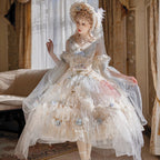 Flower Spirit - Elegant Lolita JSK Dress Summer Wedding Lolita JSK - image 12