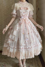 Sunset Realm Lolita Bride Gorgeous OP FS - image 23