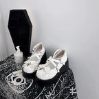 Devil Cross - Punk Lolita Shoes Cross High Platforms Shoes - image 18