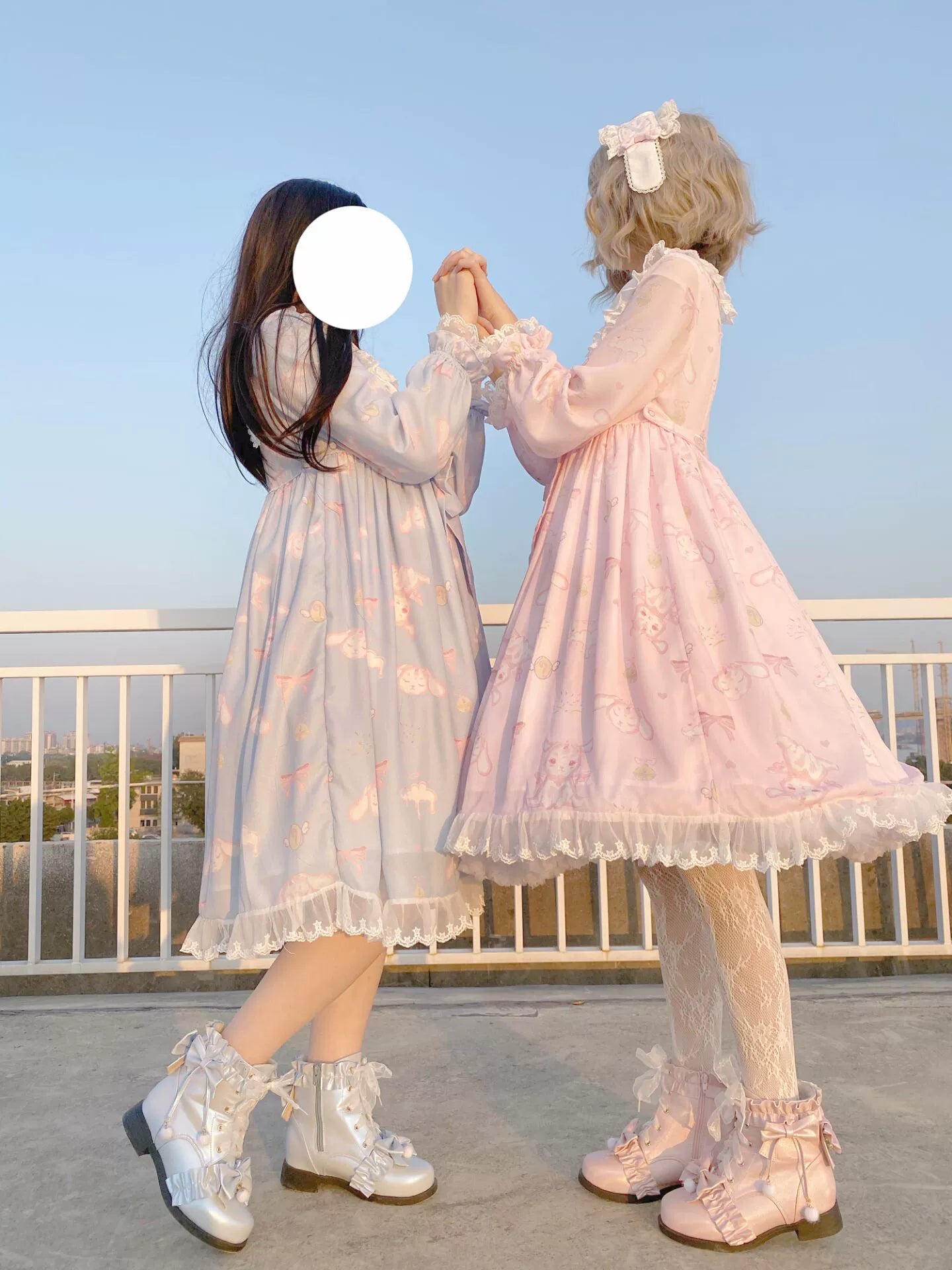Enthusiastic Ideation - Elegant Lolita Shoes Fleeced Short Martin Boots - image 3