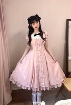 Long Vesion Elegant and Vintage Lolita OP - image 1