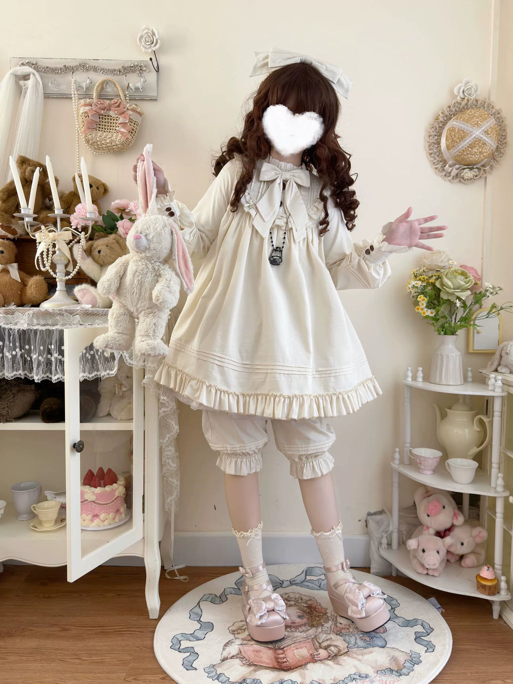 Lullaby - Cotton Lolita OP Dress Kawaii Lolita Bloomers and Accessories - image 10