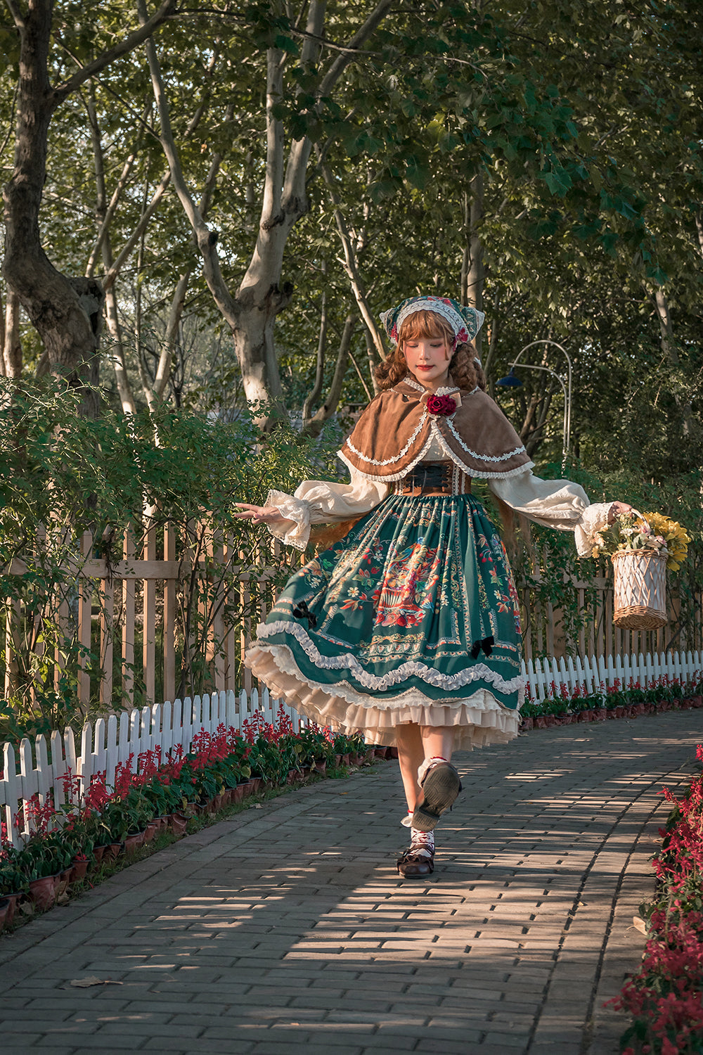Rich Hymn - Lolita Bavarian Long Velvet JSK - image 13