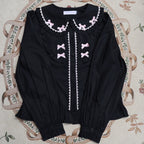 Sweet Lolita Blouse Doll Collar Shirt with Bubble Sleeves - image 28