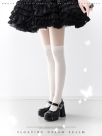 The cycle of all things - Lolita High Platform Shoes with Elegant Butterfly Buckle - image 7