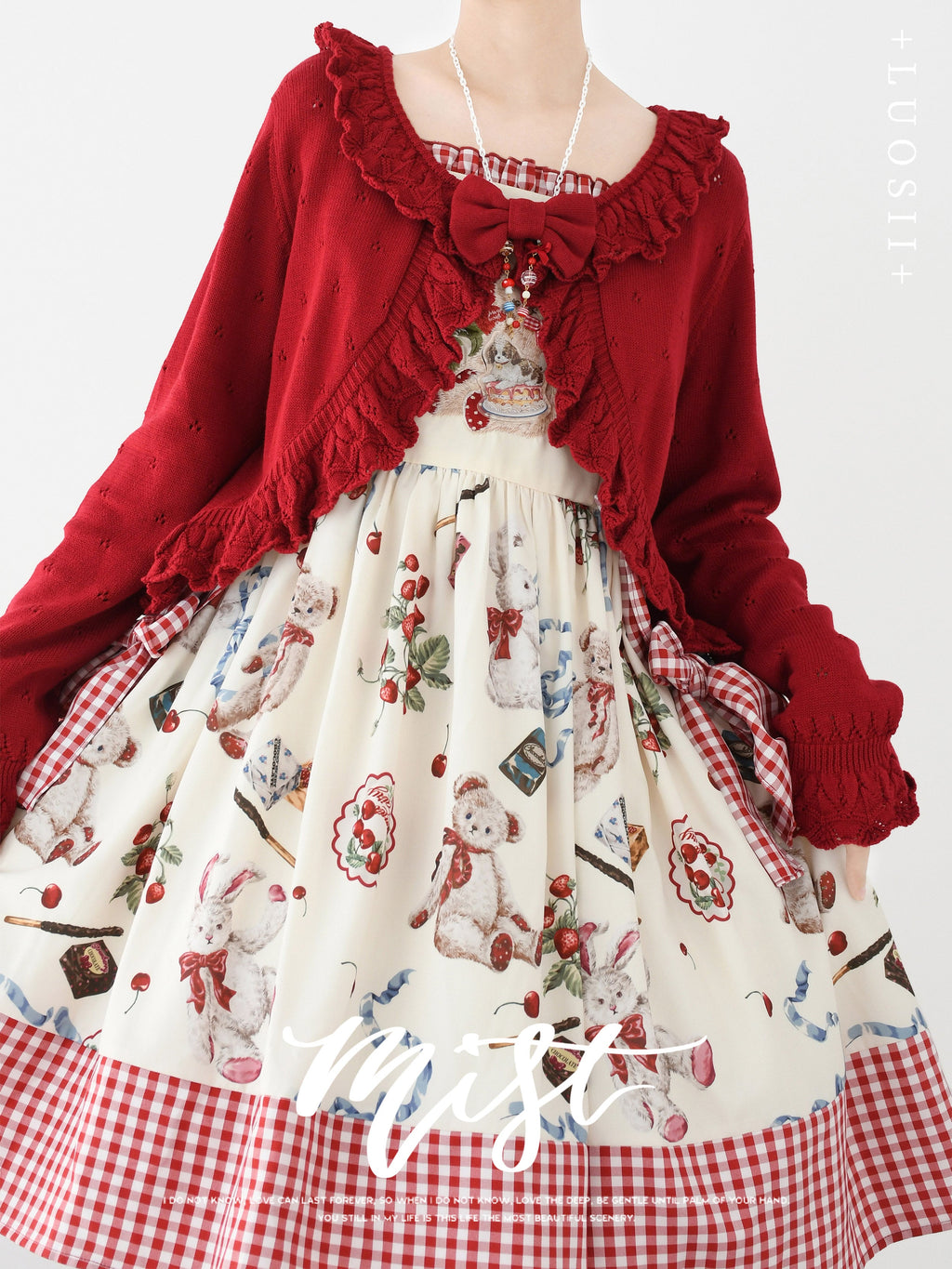 Nainai - Vintage Lolita Knitted Cardigan - image 9