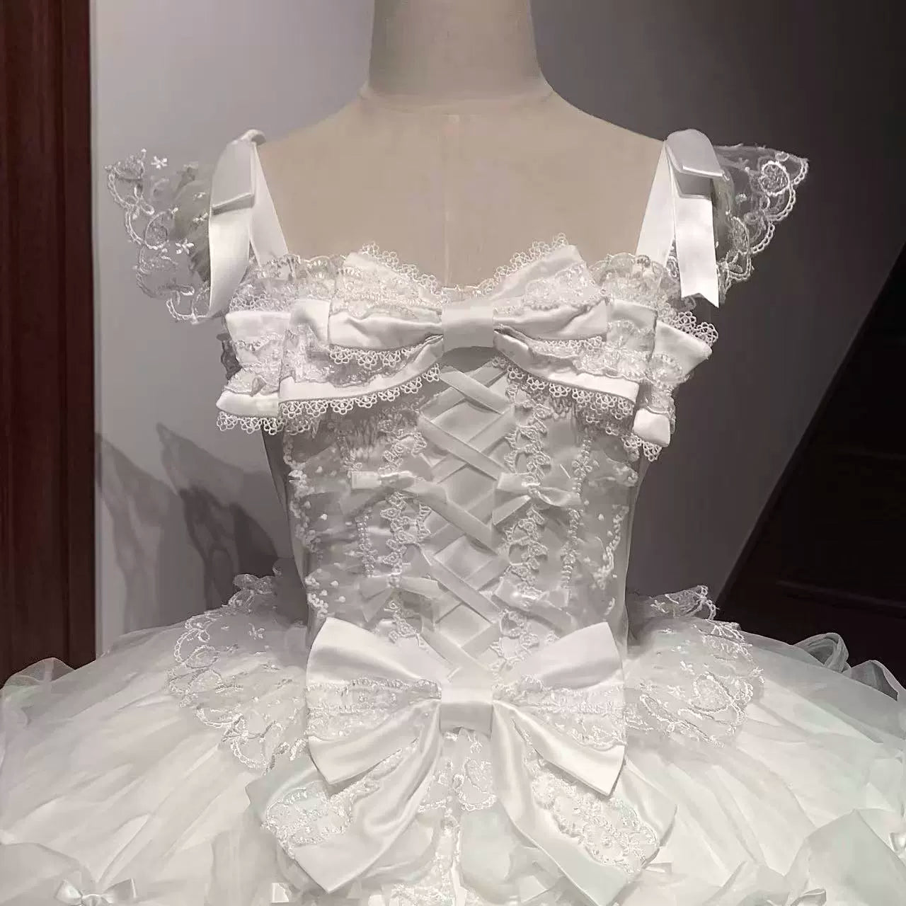 Velvet Sweetheart - Doll-like Sweet Lolita Jumper Dress, Bow Accents - image 8