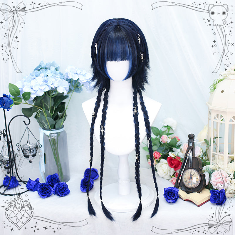 Moon Night - Lolita Highlights Bang Short Wigs - image 4