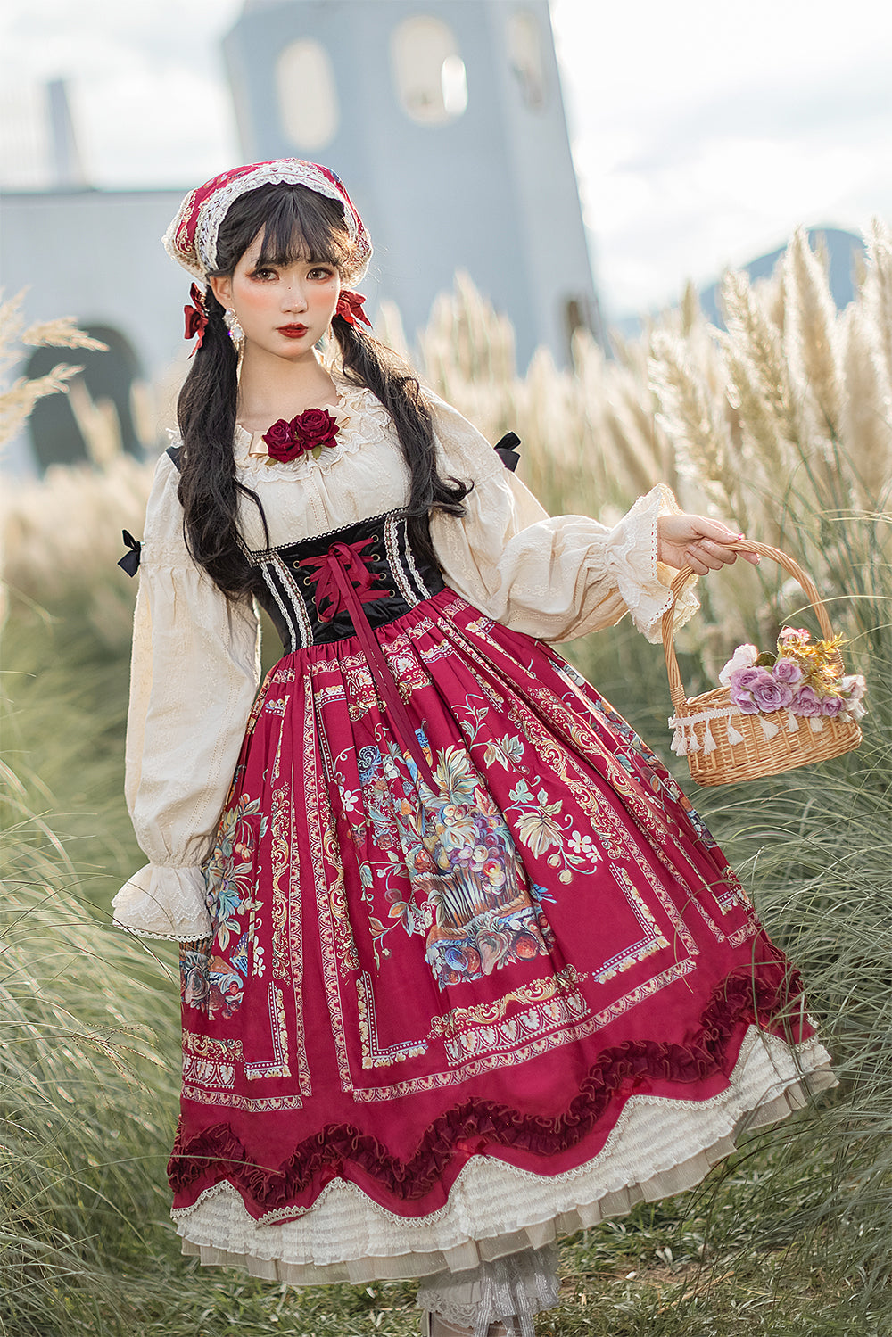 Rich Hymn - Lolita Bavarian Long Velvet JSK - image 29