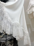 Butterfly Shadow - Gothic Lolita Ruffled Tailcoat Blouse - image 14