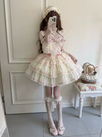 Floral Elegy - Sweet Lolita JSK Dress, Tiered Hem - image 15