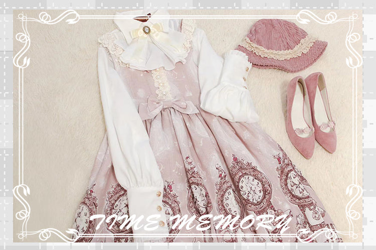 Elegant Lolita Slim Fit Mutton Sleeve Blouse - image 16