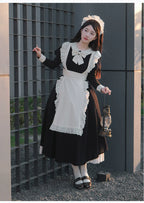Kiss Kiss - Vintage Maid Lolita OP Dress and Apron - image 25