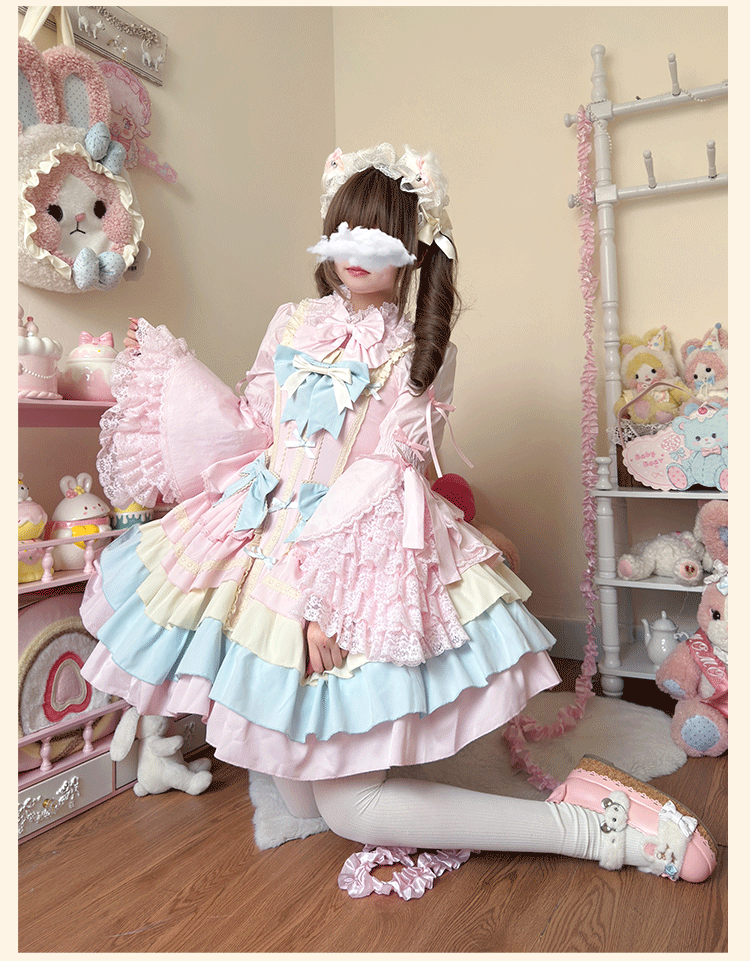 Plus Size Lolita Blouse, Princess Sleeves - image 8