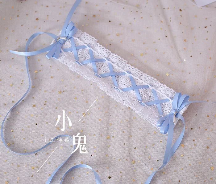 Japanese Style Sweet Lolita Lace Headband Multicolors - image 14