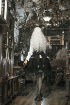 Bloodline Duke - Gothic Lolita SK Suit Spider Web Vest and Blouse - image 6