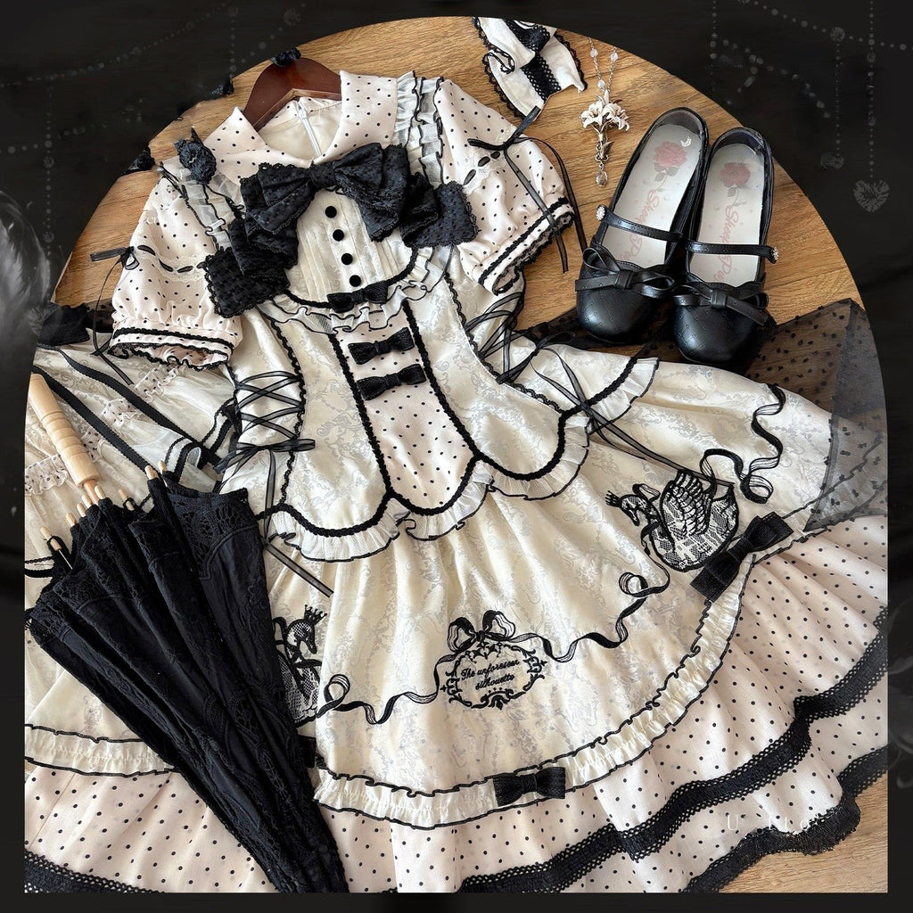 Unnamed Swan Classic Lolita OP Dress Set - image 4