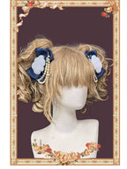 Sleepy Bear - Kawaii Lolita Bear and Star Printed Dress and Accessories - image 22