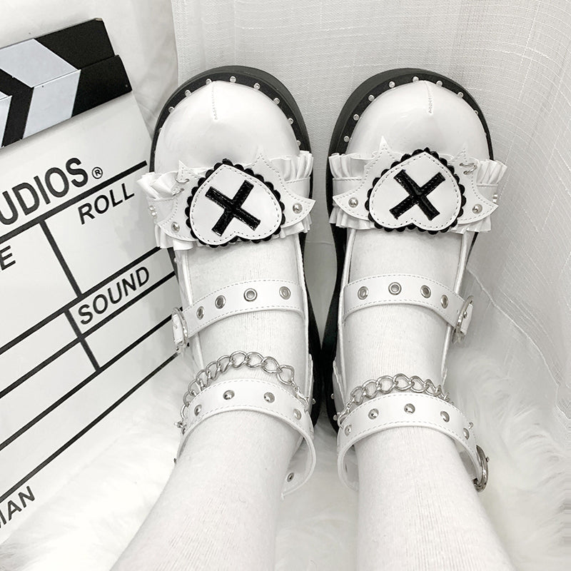 Sweet Academy - Gothic Lolita Shoes Thick Sole Y2K Lolita Shoes - image 12