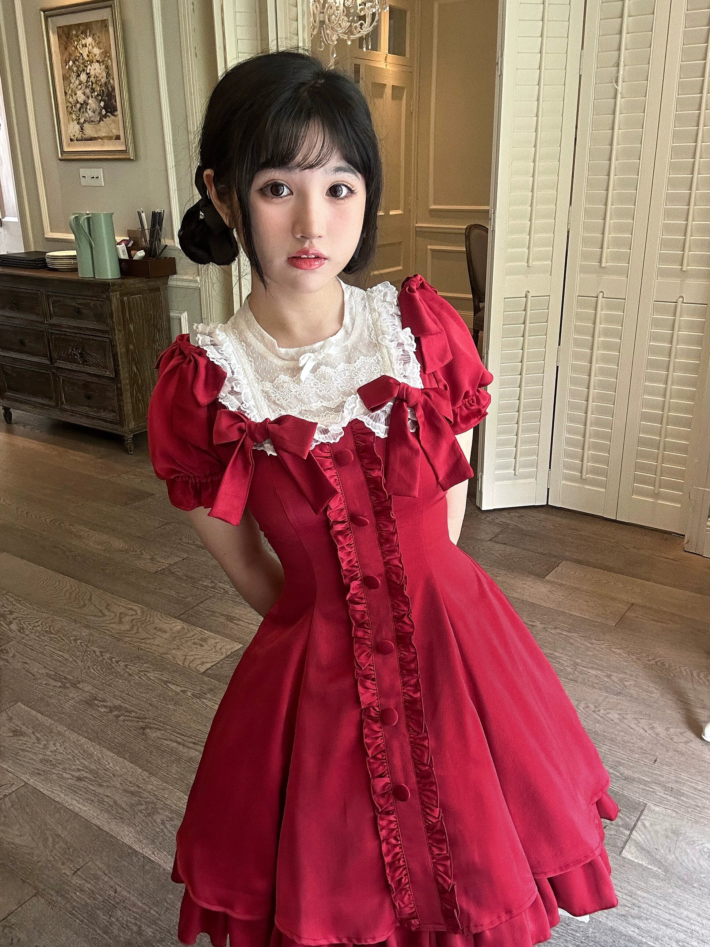 Plus Size Lolita OP Dress Summer Dress - image 14