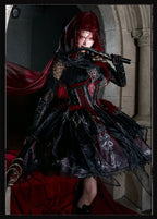 Bone Dragon - Gothic Lolita Corset JSK Dress Set with Embroidery - image 62