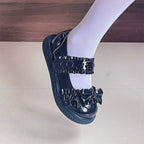 Cute Bow Candy-Colored Lolita Flat Shoes - image 12