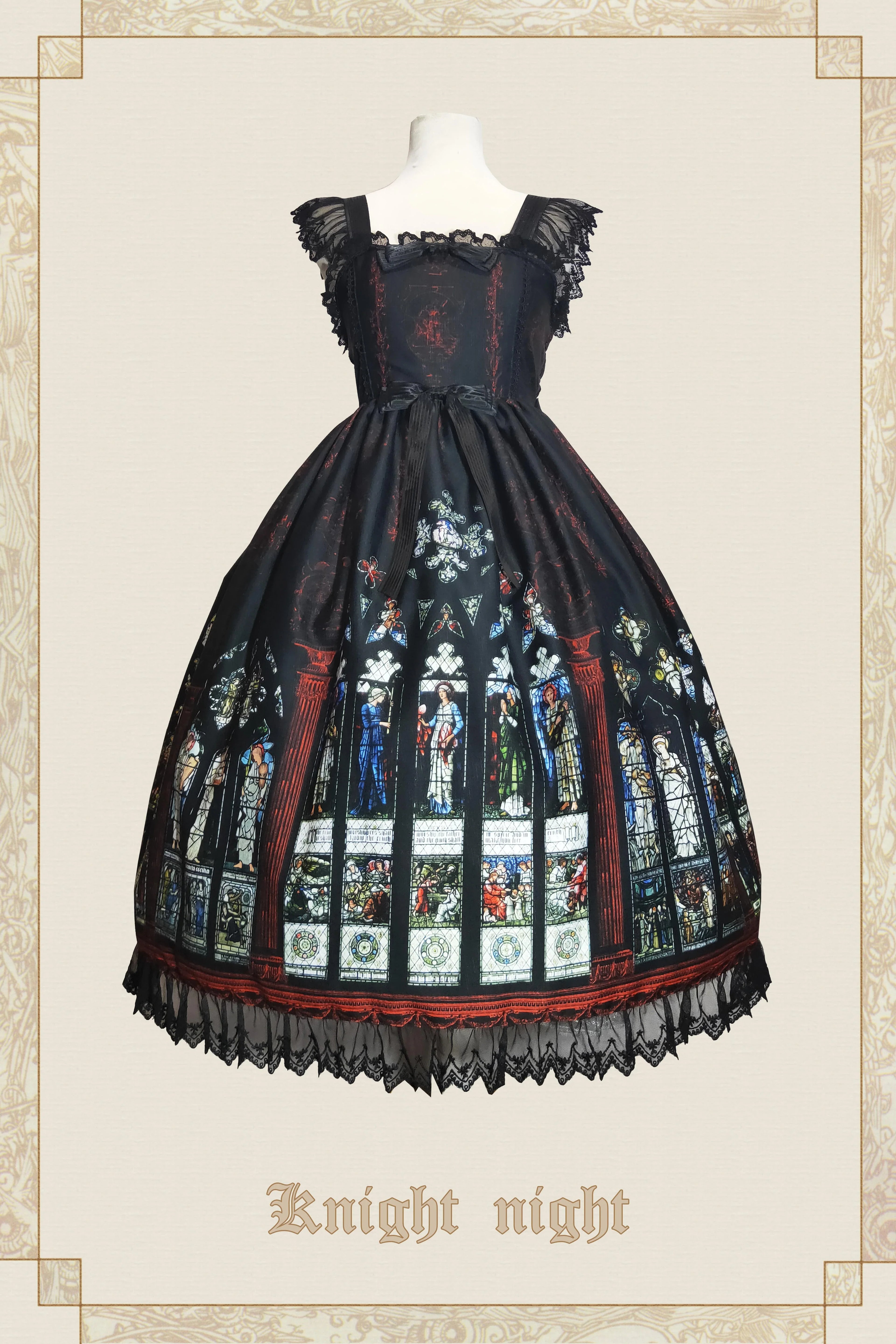 The Saint Priest - Stained Glass Lolita JSK Dress - image 3