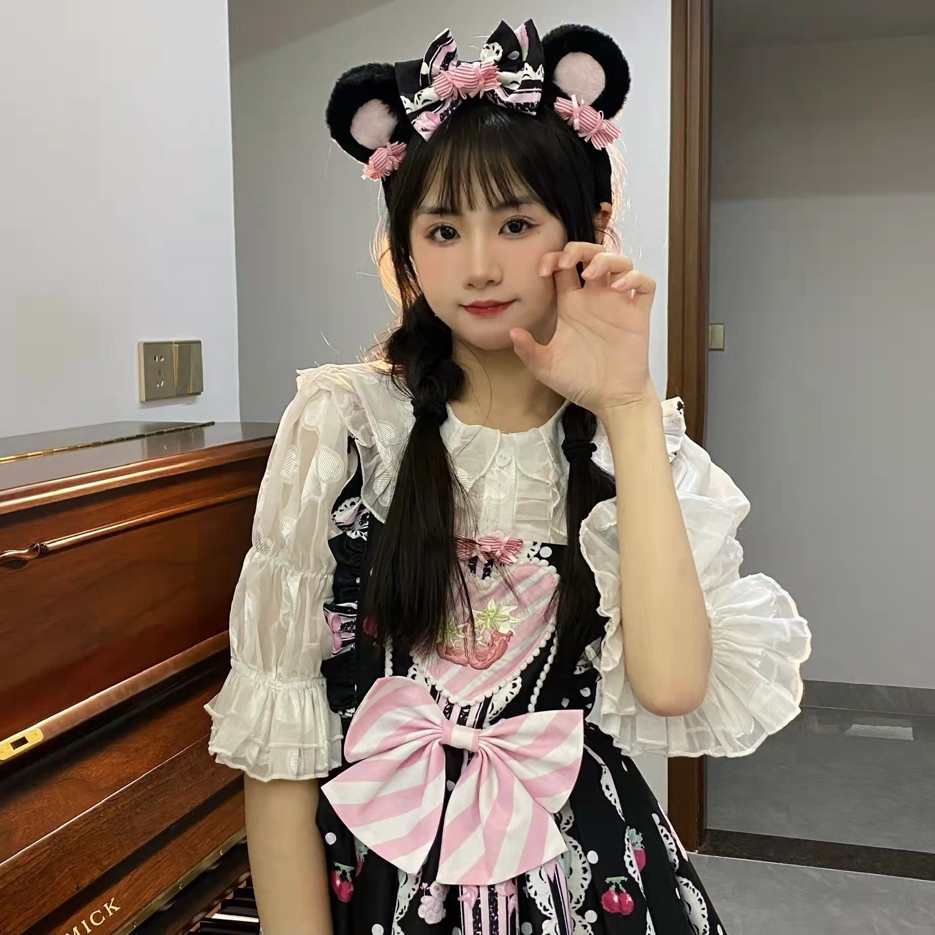 Sweetheart Knots - Sweet Lolita Dress Short Sleeve OP - image 16