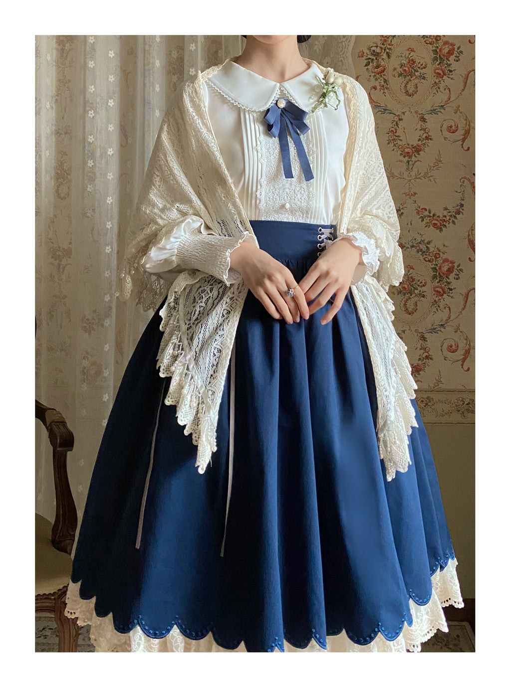 Countess's Autumn Tour - Retro Lolita Embroidery Long SK - image 10