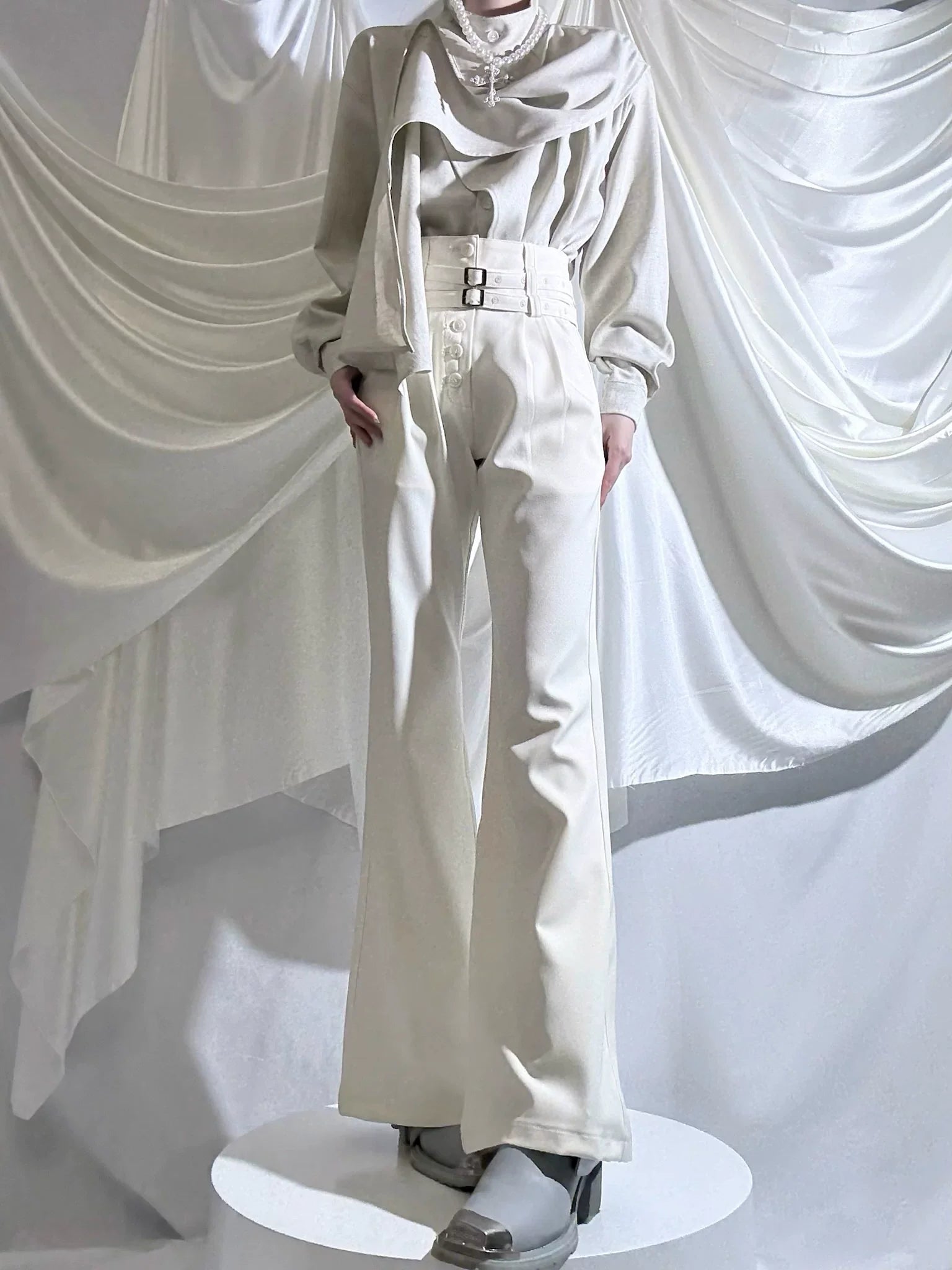 Winter Ouji Fshion Shirt & Pants, Cowl Neck Style - image 7