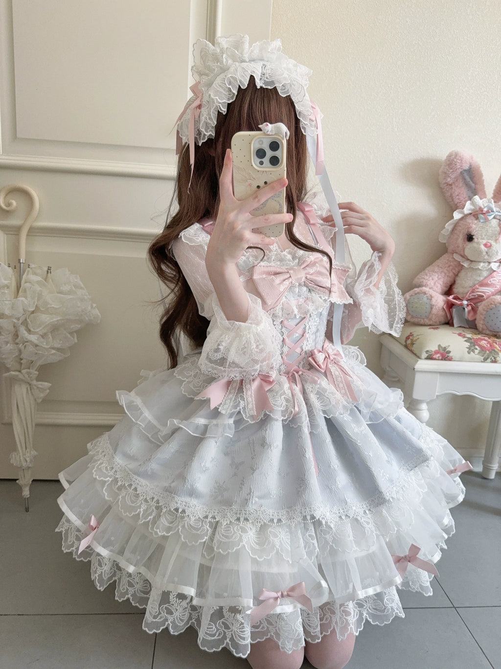 Fleeting Isle - Sweet Lolita Ballet Style JSK Dress - image 42