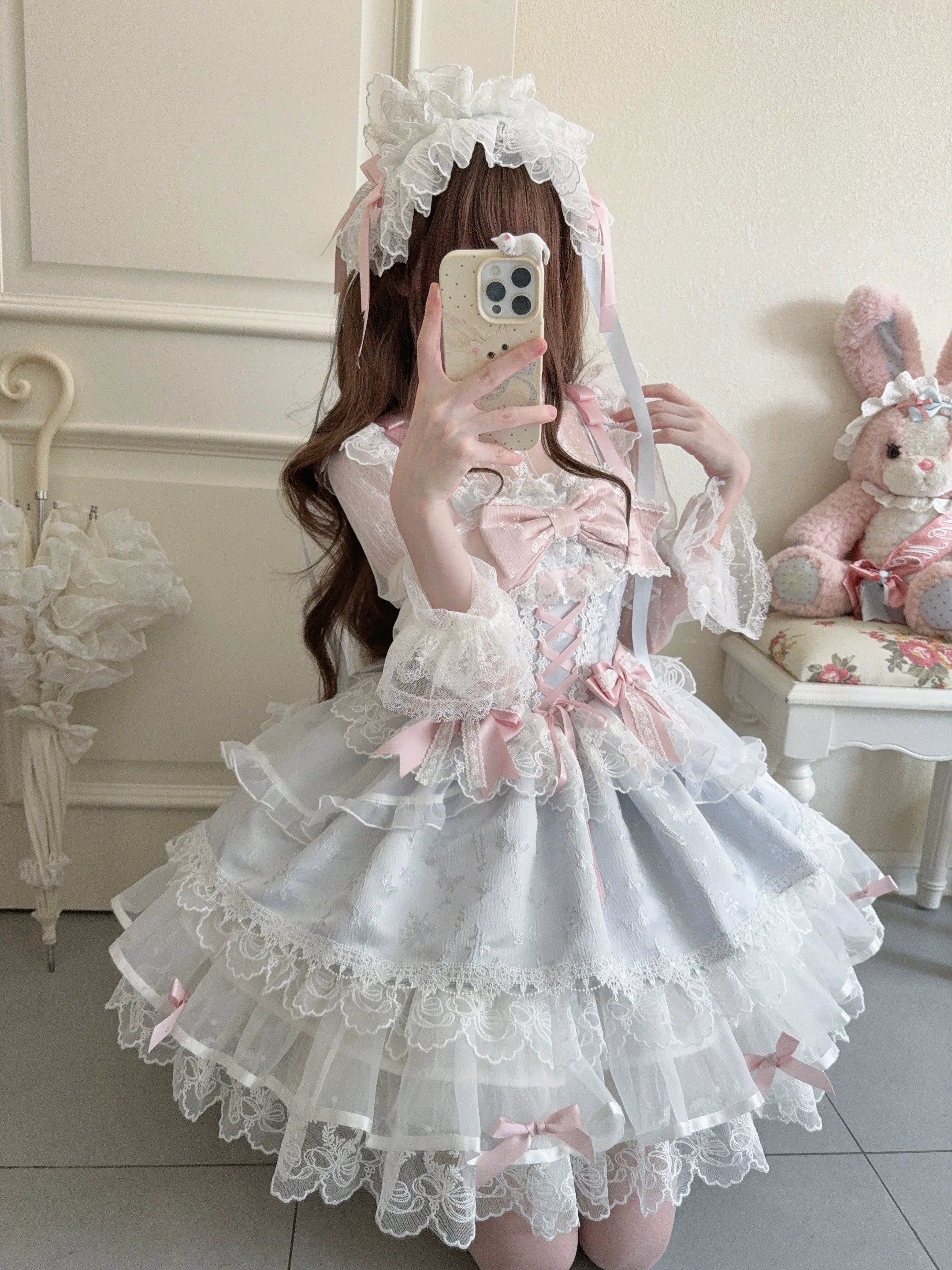 Fleeting Isle - Sweet Lolita Ballet Style JSK Dress - image 42