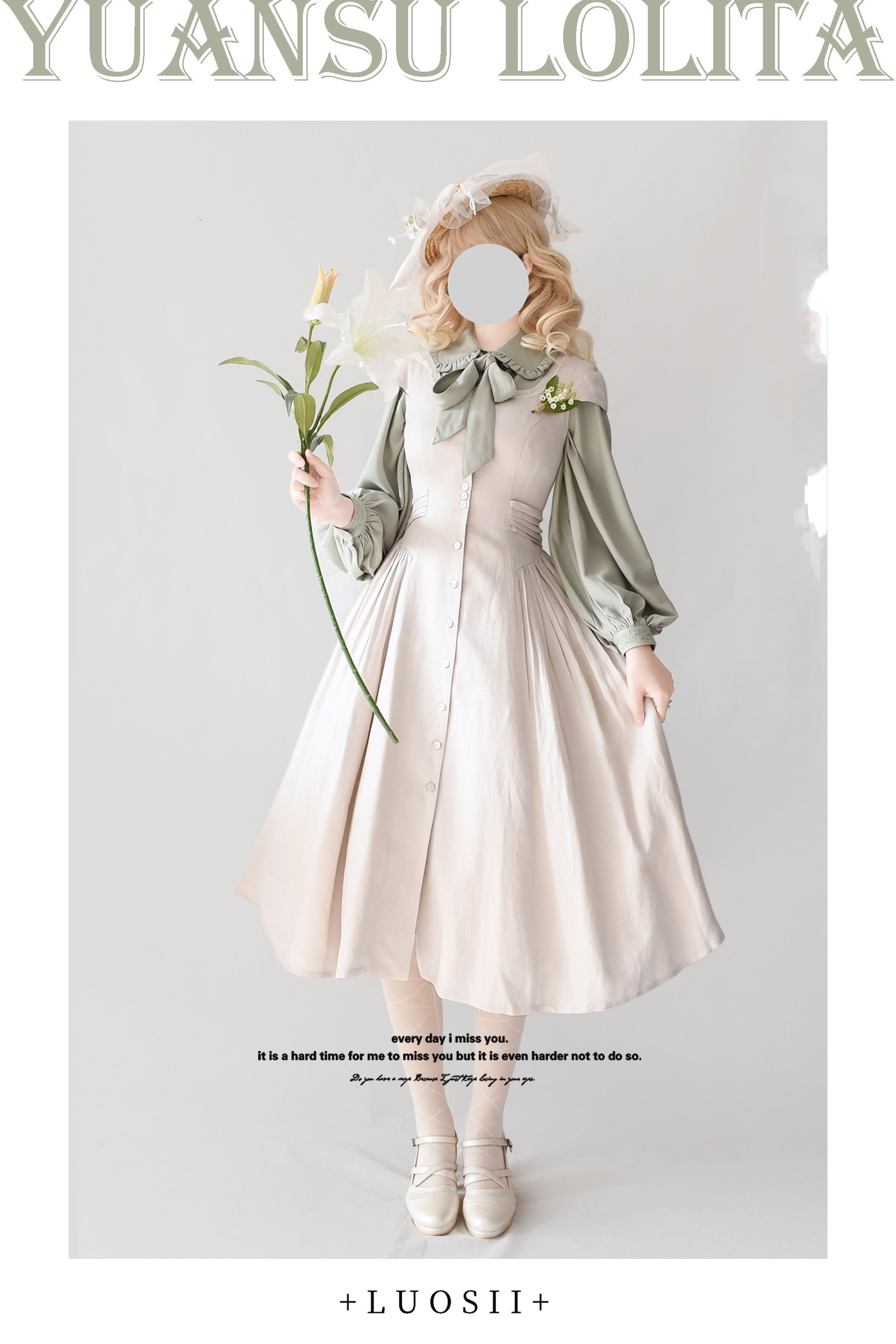Mayer's Whisper - Vintage Lolita Large Sleeve Blouse - image 10