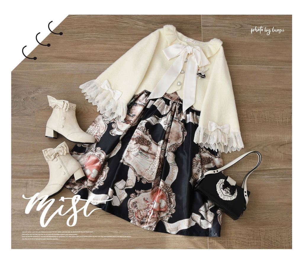 Qian's Letter - Sweet Lolita Winter Cardigan Sweater - image 16