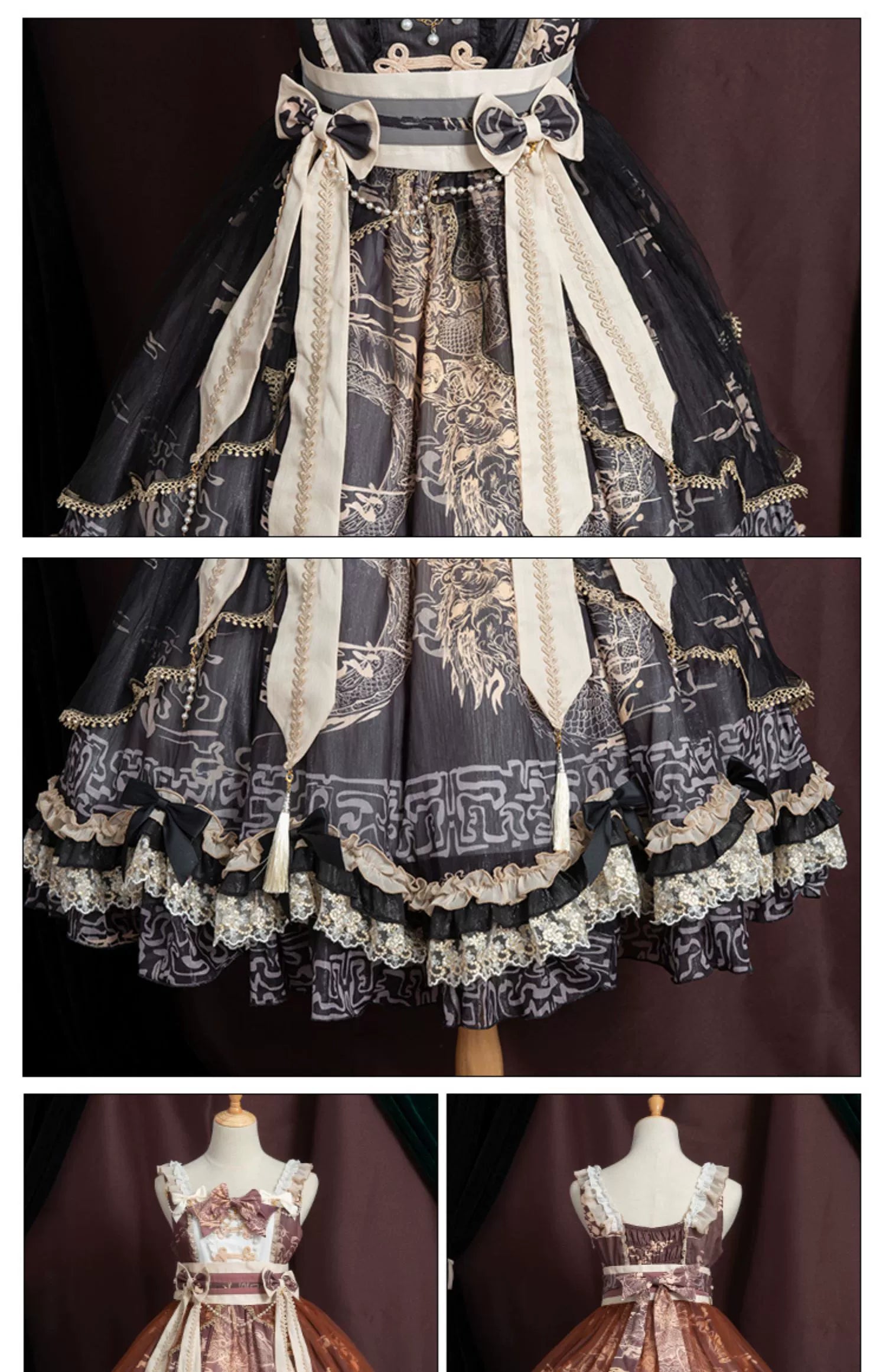 Yue Long Shi Yun - Daily Han Lolita Cake JSK - image 19