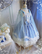Fate Quartet Gothic Bridal Lolita JSK Dress - image 36