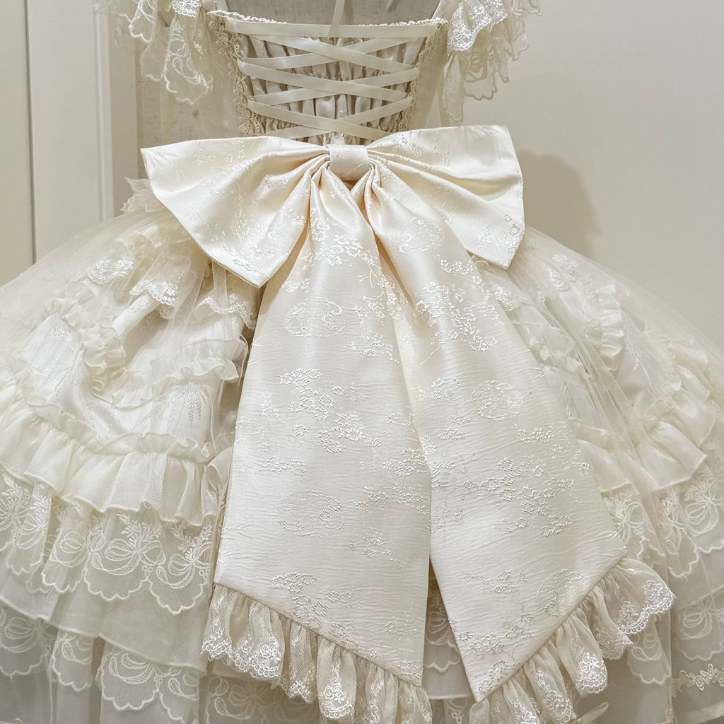 Eternal Vow - Wedding Lolita JSK, Detachable Overlay - image 33