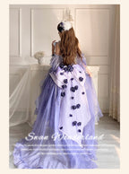Swan Wonderland - Fairy Lolita JSK with High-Low Hem - image 19