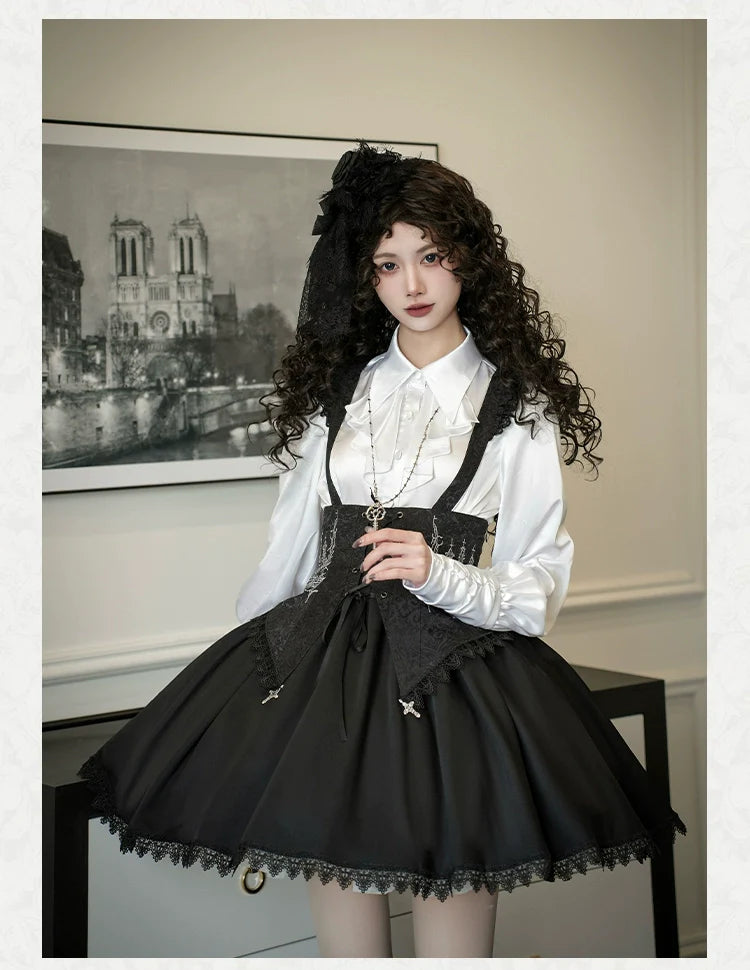 Thorny Night Gothic Lolita Bust-Support JSK - image 17